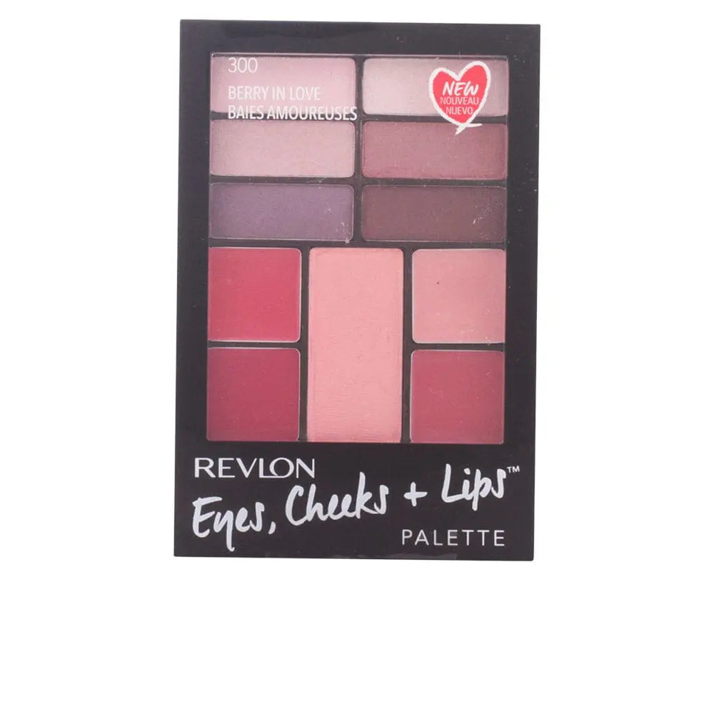 Jag Couture London - New York Revlon Eyes Cheeks Lips Palette 300 Berry In Love