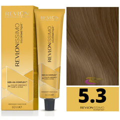 Revlon Revlonissimo Colorsmetique 5,3 Light Golden Brown 60ml Jag Couture London - New York