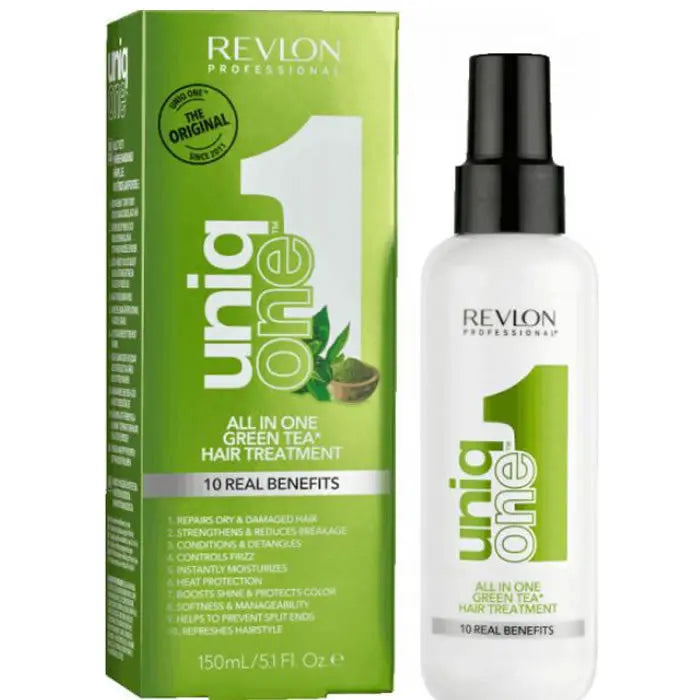 Revlon Uniq One Green Tea All In One Hair Treatment 150ml Jag Couture London - New York