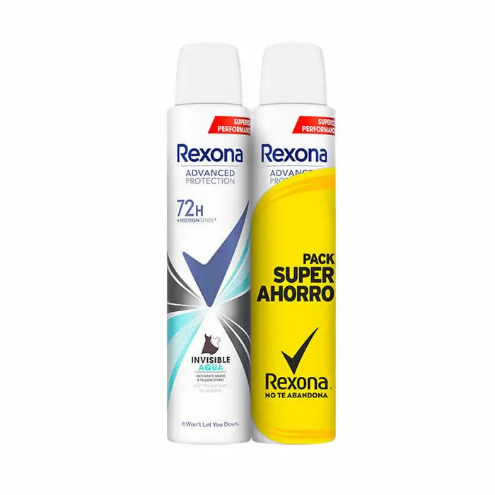 Rexona Avanced Invisible Aqua 72h Deodorant Spray 2x200ml Jag Couture London - New York