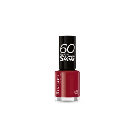 Rimmel 60 Seconds Super Shine 320 Rapid Ruby Jag Couture London - New York