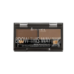 Rimmel Brow This Way Eyebrow Sculpting Kit 002 Mid Brown Jag Couture London - New York