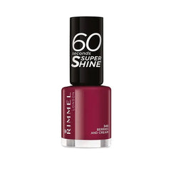 Jag Couture London - New York Rimmel London 60 Seconds Super Shine Nail Lacquer 340 Berries And Cream