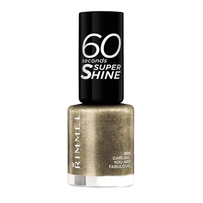 Rimmel London 60 Seconds Super Shine Nail Lacquer 809 Darling You Are Fabulous Jag Couture London - New York
