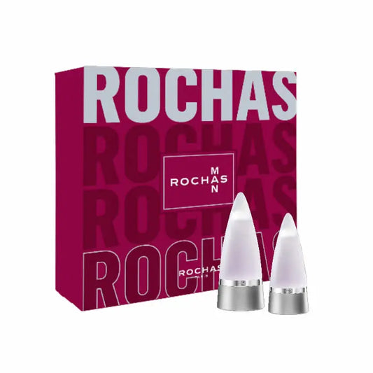 Rochas Man Eau De Toilette Spray 100ml Set 2 Pieces Jag Couture London - New York
