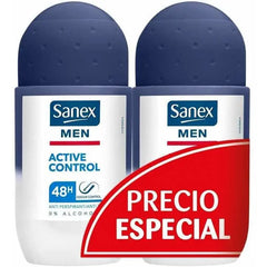 Jag Couture London - New York Sanex Men Active Control 48h Deodorant Roll On Duplo 2 x 50ml