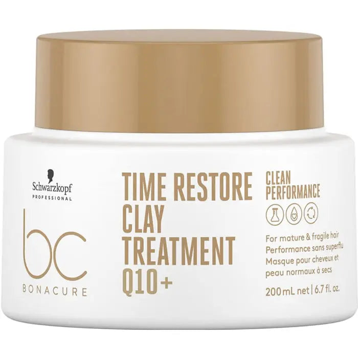 Schwarzkopf Bc Bonacure Time Restore Q10 Clay Treatment 200ml Jag Couture London - New York