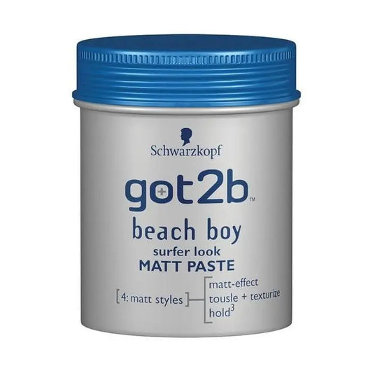Schwarzkopf Got2b Beach Boy Matt  Paste Surfer Look 100ml Jag Couture London - New York