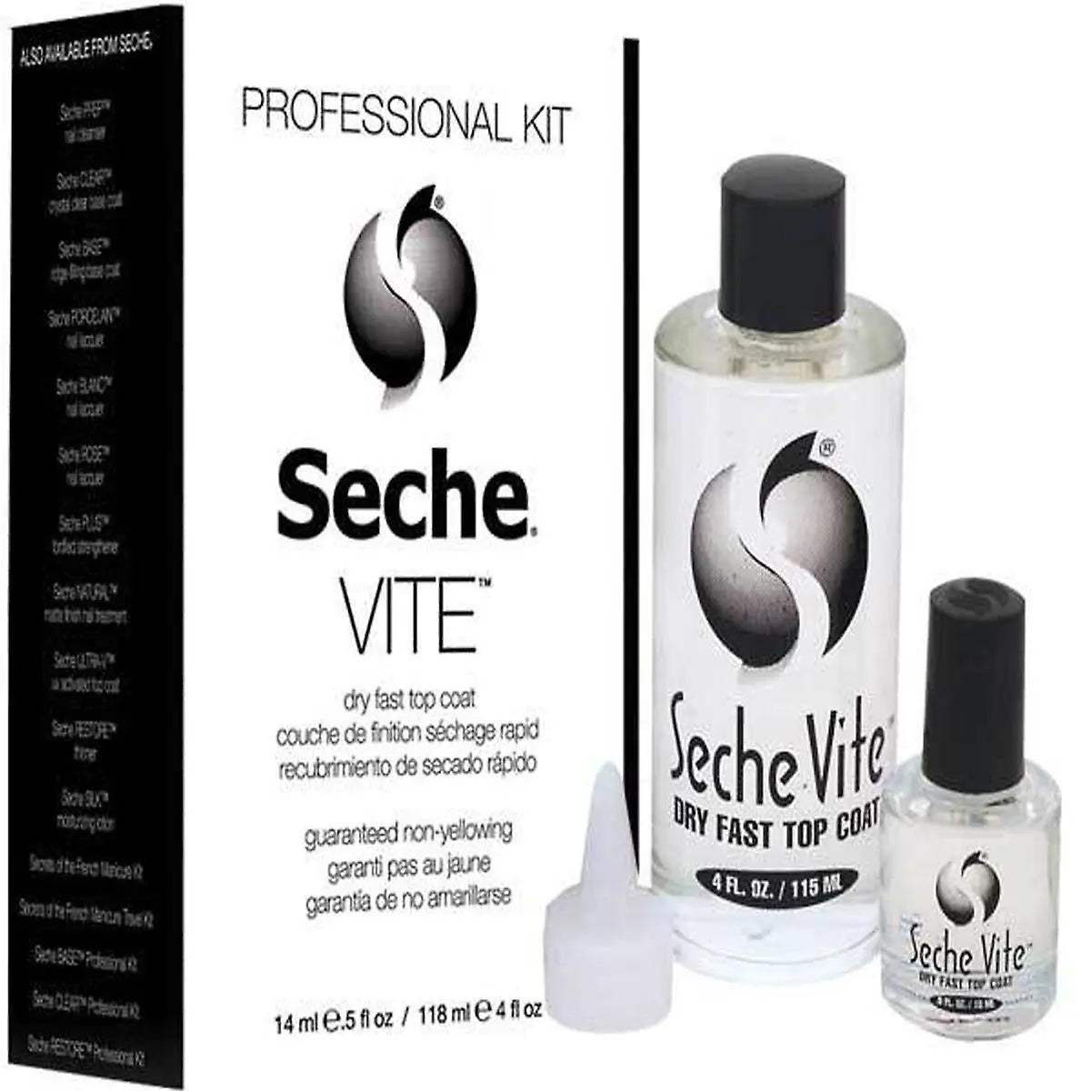 Seche Top Coat Dry Fast Lote 2 Piezas Jag Couture London - New York