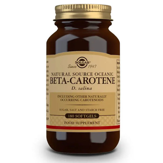 Solgar Beta-carotene 100% 7mg 180 Capsules Jag Couture London - New York