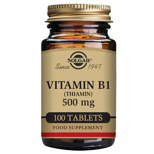 Solgar Vitamin B1 500mg 100 Capsules Jag Couture London - New York