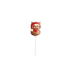Jag Couture London - New York Solid decorated milk chocolate Christmas elk lolly
