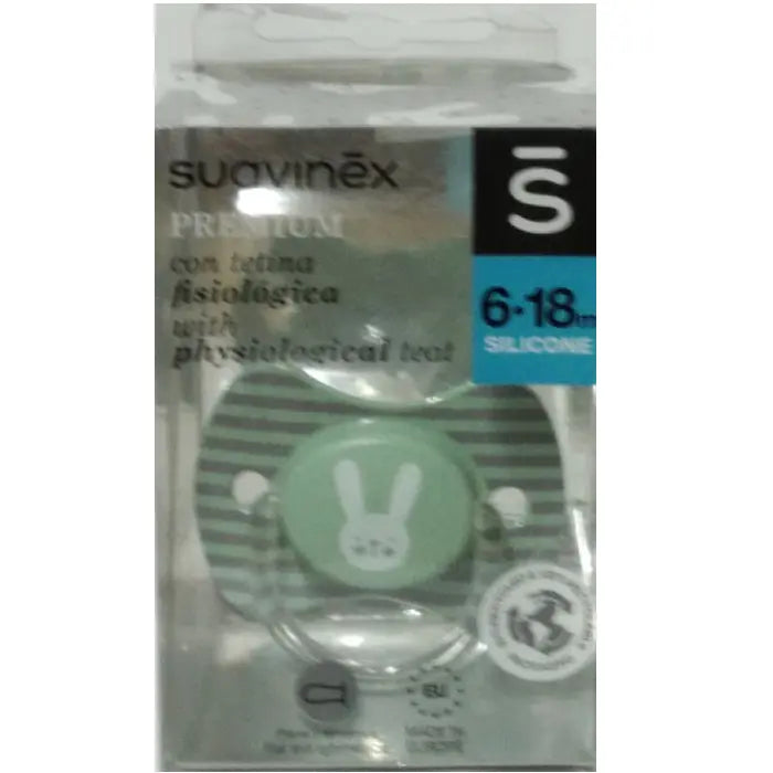 Suavinex Chupete Tetina Silicona Fisiológica 6-18 Meses Jag Couture London - New York