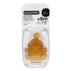 Jag Couture London - New York Suavinex™ Anatomical Latex Nipple With Wide Mouth M 6m 2uts Orifice