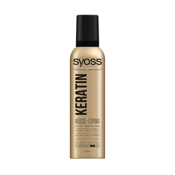 Syoss Foam Hair Keratin Style Perfection 250ml Jag Couture London - New York