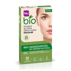 Taky Bio Facial Wax Strips 20 Units Jag Couture London - New York