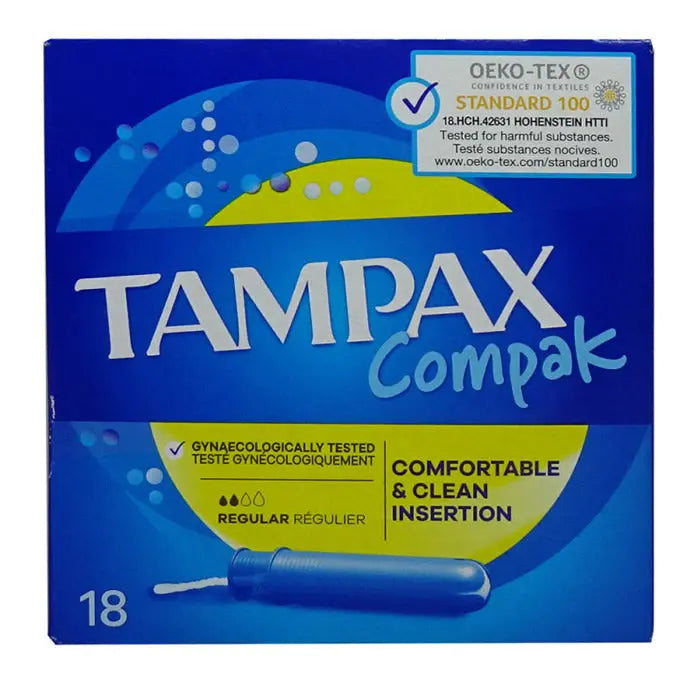 Tampax Compak Regular 18 Units Jag Couture London - New York