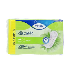 Tena Discreet Incontinence Sanitary Towel Mini 24 Units Jag Couture London - New York