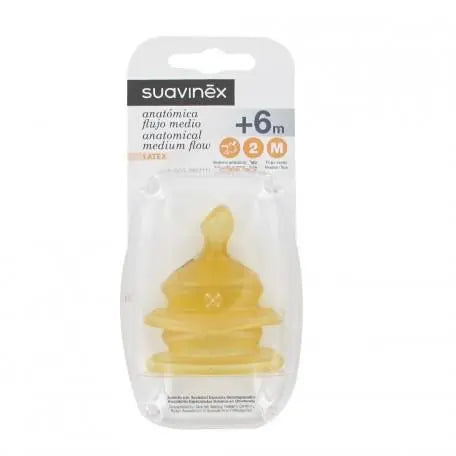 Tetina Anatómica De Silicona y Boca Ancha Talla 2 M 2 Unidades Suavinex Jag Couture London - New York