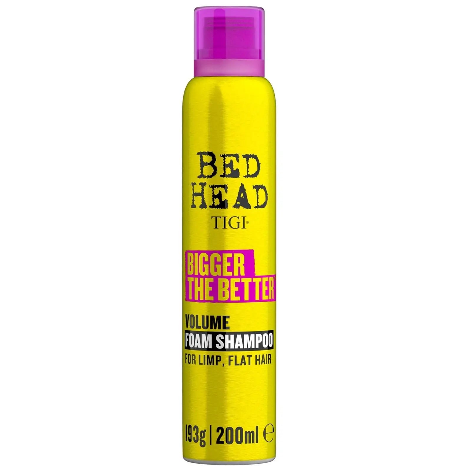 Tigi Bed Head Bigger The Better Volume Foam Shampoo 200ml Jag Couture London - New York