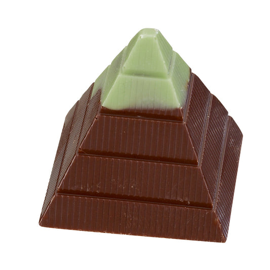 Mint cream pyramid - in dark chocolate 13g