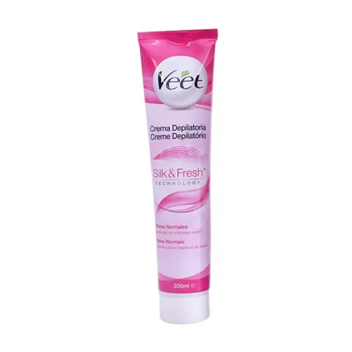 Veet Silky &amp; Fresh Depilatory Cream Normal Skin 200ml Jag Couture London - New York