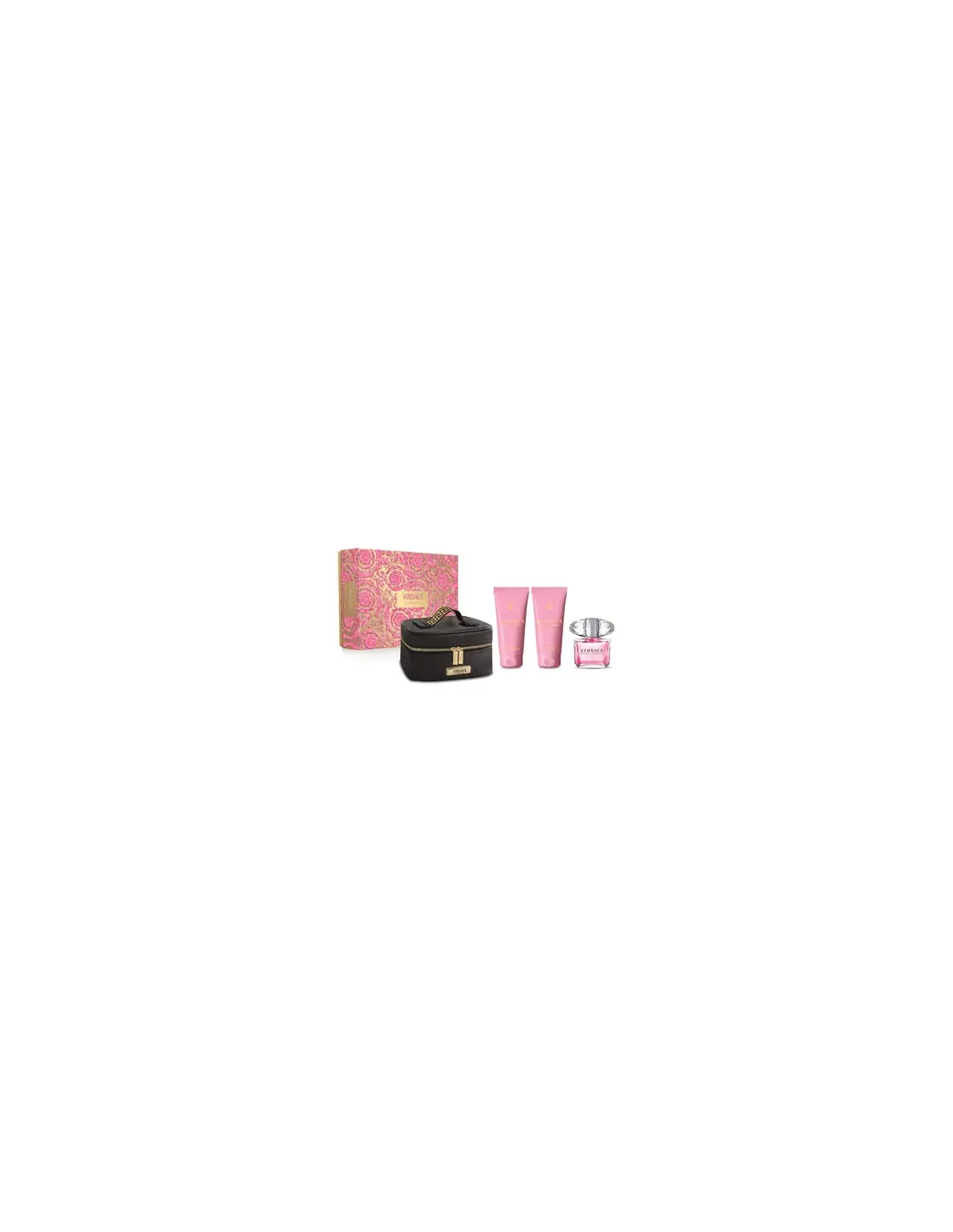 Versace Bright Crystal Eau De Toilette Spray 90ml Christmas Set 4 Pieces Jag Couture London - New York