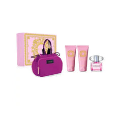 Versace Bright Crystal Eau De Toilette Spray 90ml Set 4 Pieces Jag Couture London - New York
