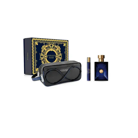 Versace Dylan Blue Eau De Toilette Spray 100ml Set 3 Pieces Jag Couture London - New York