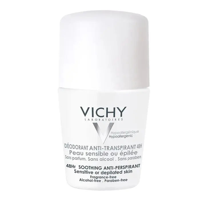Jag Couture London - New York Vichy  48h Anti Perspirant Deodorant Roll On Sensitive Skin 50ml
