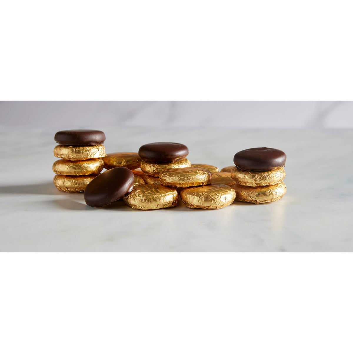 Irish Cream crème - dark chocolate covered fondant in gold coloured foil 120pcs