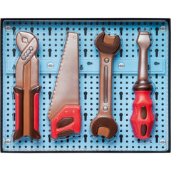 Decorated milk chocolate tool kit gift box - 195mm