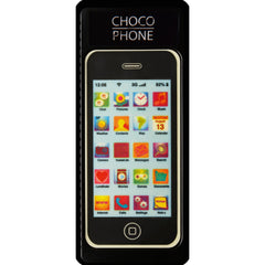 Decorated white chocolate smartphone in gift box - 195mm