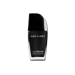 Wet N Wild Wild Shine Nail Color E485D Black Creme Jag Couture London - New York