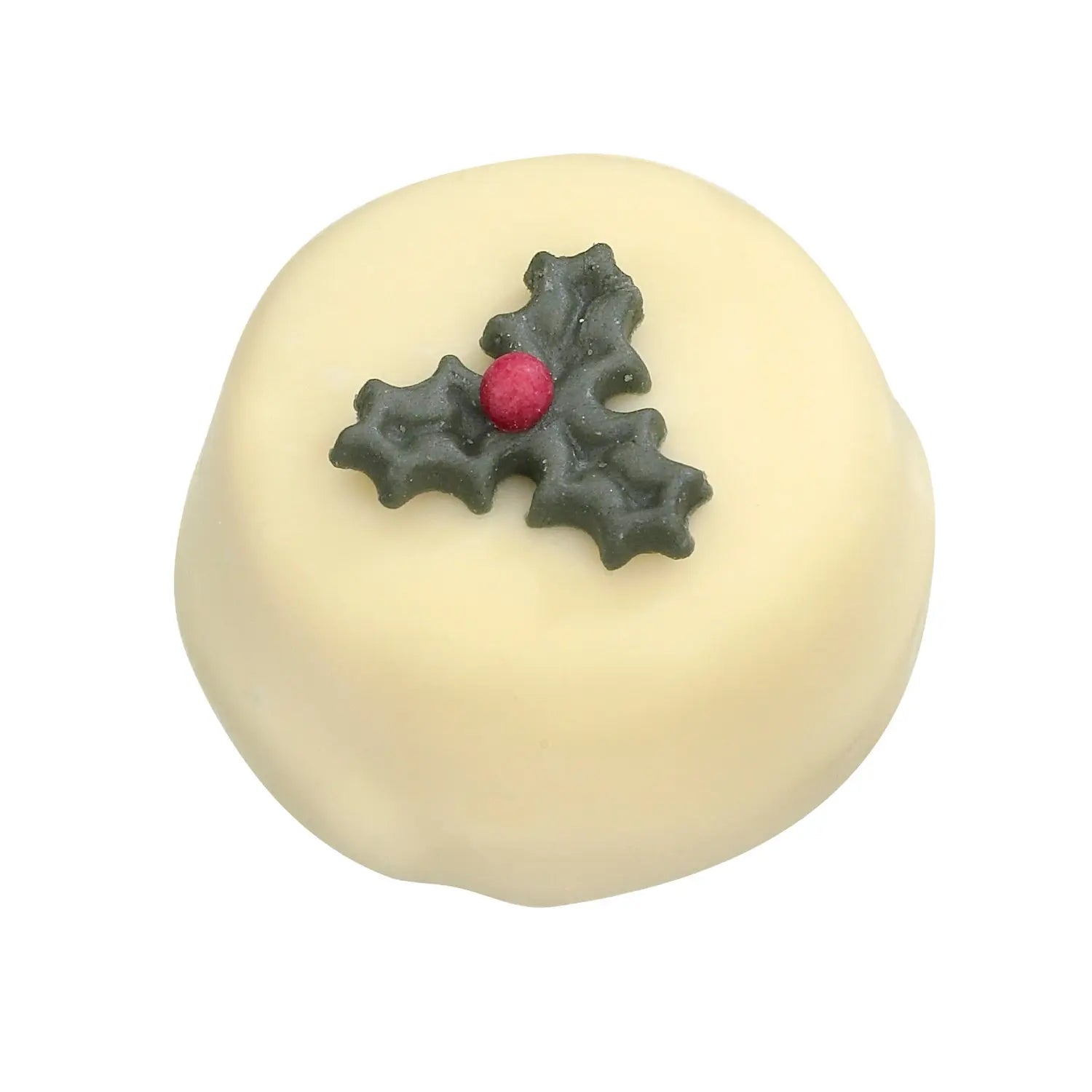 Jag Couture London - New York White Caramel - white chocolate with caramel filling decorated with holly