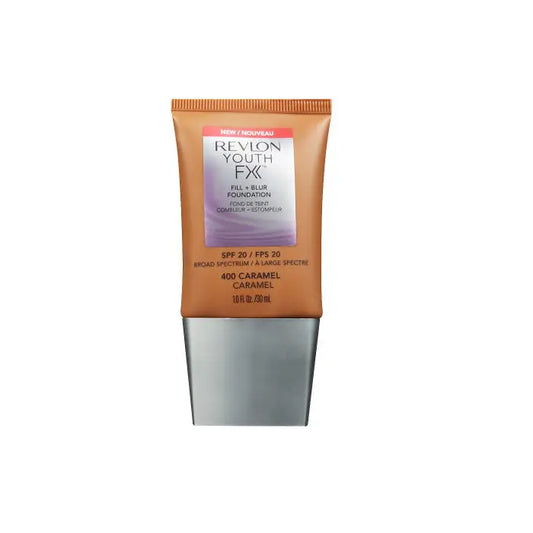 Youth FX Fill + Blur Foundation 400Caramel SPF20 30ml Jag Couture London - New York