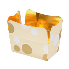 Jag Couture London - New York 500g luxury assorted ballotins with gold and white spots - 6 x 5 designs - 30pcs