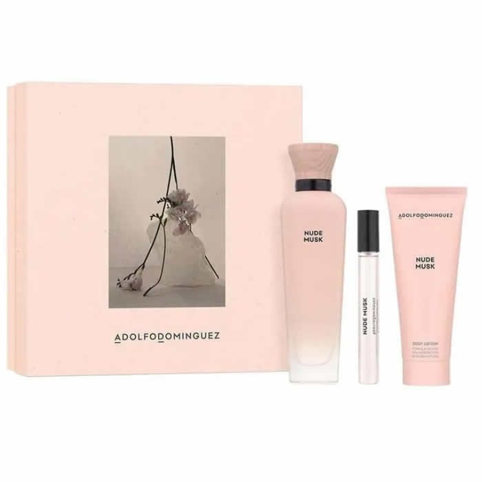 Jag Couture London - New York AD Nude Musk Eau De Parfum Spray 120ml Set 3 Pieces