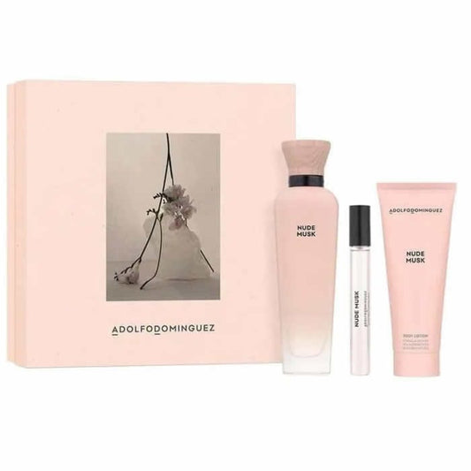 Jag Couture London - New York AD Nude Musk Eau De Parfum Spray 120ml Set 3 Pieces