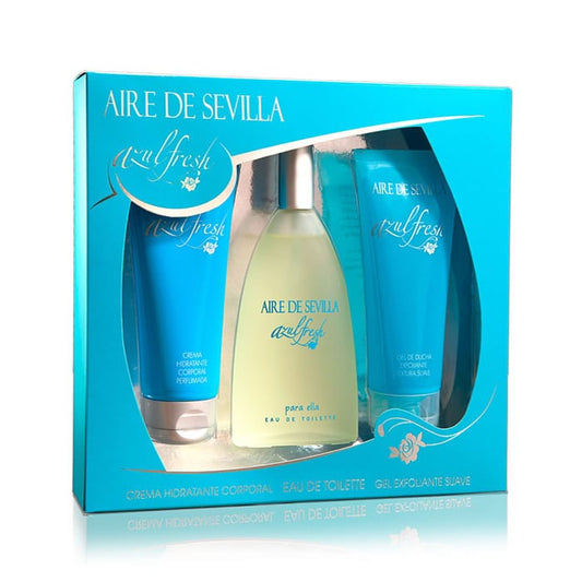 Jag Couture London - New York Aire De Sevilla Azul Fresh Eau De Toilette Spray 150ml Set 3 Piezas
