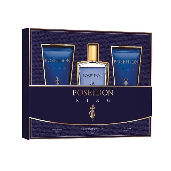 Jag Couture London - New York Aire De Sevilla Poseidon King Men Eau De Toilette Spray 150ml Set 3 Pieces