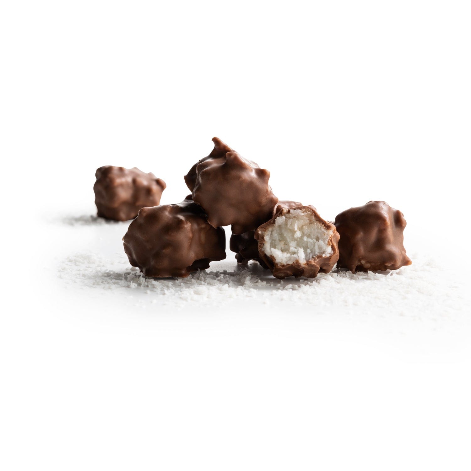 Jag Couture London - New York Amaretto Rocks - milk chocolate covered amaretto flavoured coconut pieces 11-13g