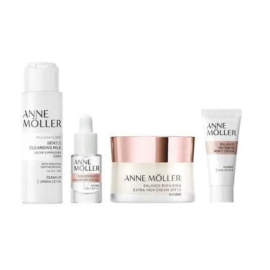 Jag Couture London - New York Anne Möller Balance Repairing Extra Rich Cream Spf15 50ml Set 4 Pieces