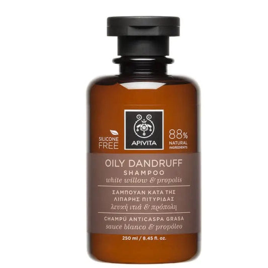 Jag Couture London - New York Apivita Oily Dandruff Shampoo With White Willow And Propolis 250ml