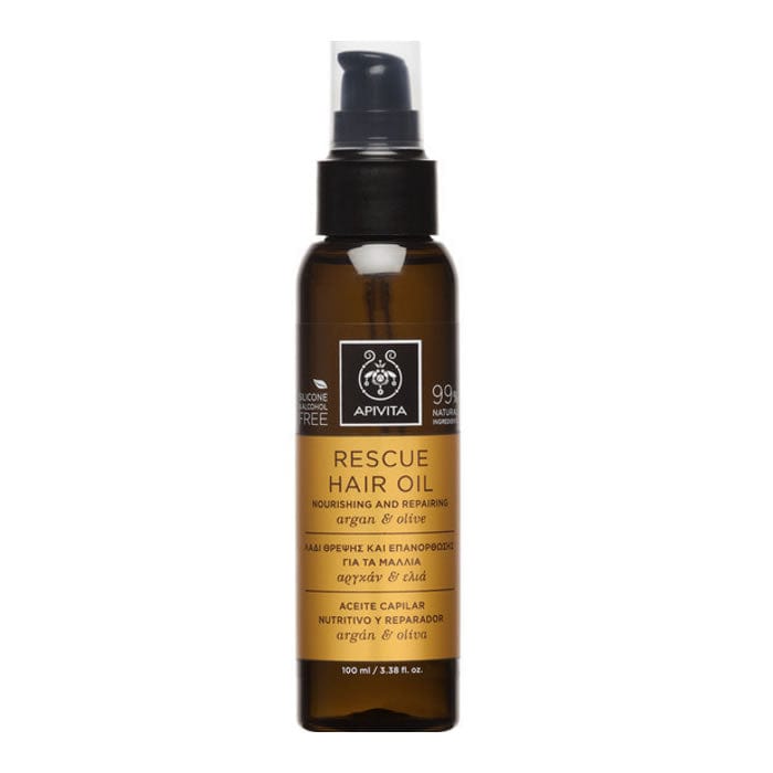 Jag Couture London - New York Apivita Rescue Hair Oil With Argan Oil And Olive 150ml