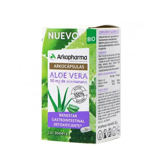 Jag Couture London - New York Arkocapsulas Aloe Vera Bio 30 Capsules