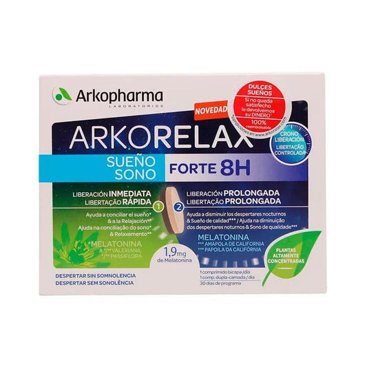 Jag Couture London - New York Arkopharma Arkorelax Sleep Forte 8H 30 Two-Layer Tablets