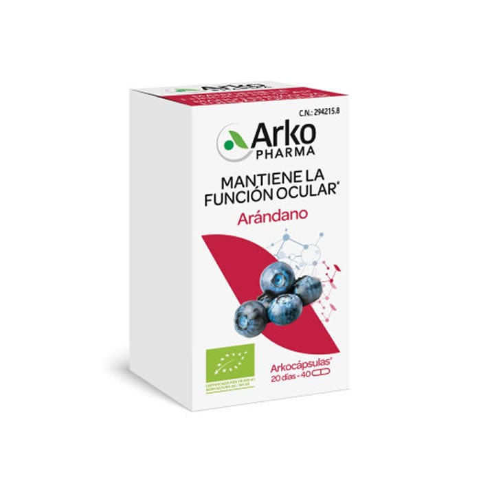 Jag Couture London - New York Arkopharma Blueberry 40 Capsules