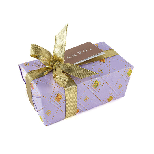 Jag Couture London - New York Assorted NON ALCOHOLIC Belgian chocolates in gift wrapped ballotins with menu tag - 2 designs