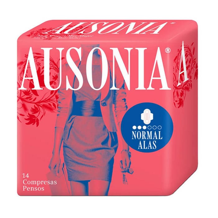 Jag Couture London - New York Ausonia Normal With Wings Sanitary Towels 14 Units